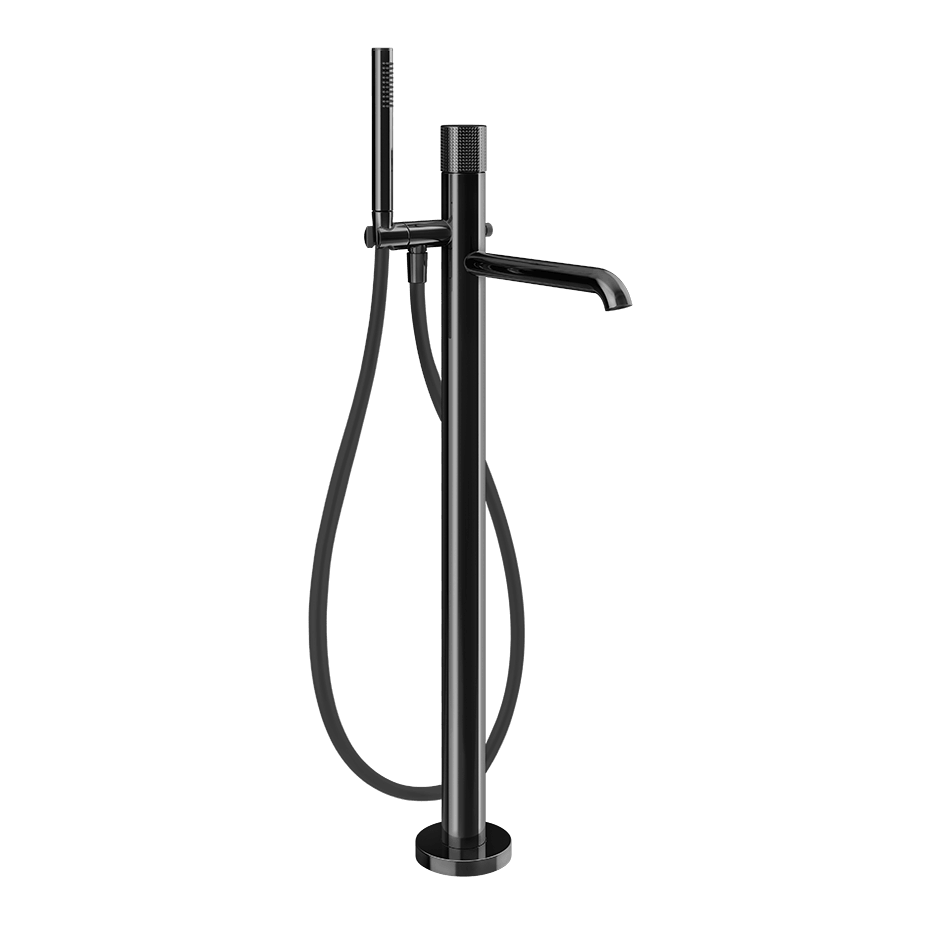 Gessi Bath Mixer 70428 in Black Metal Pvd