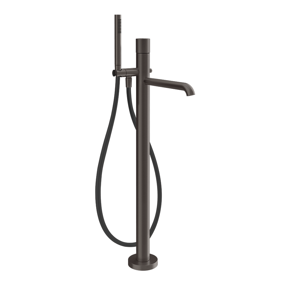 Gessi Bath Mixer 70428 in Black Metal Br. Pvd