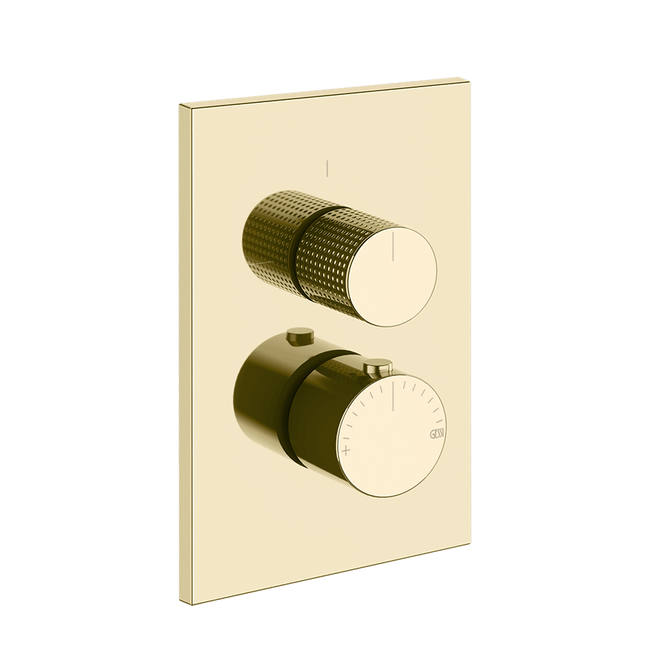 Gessi Shower Mixer 70430 in Brass Pvd