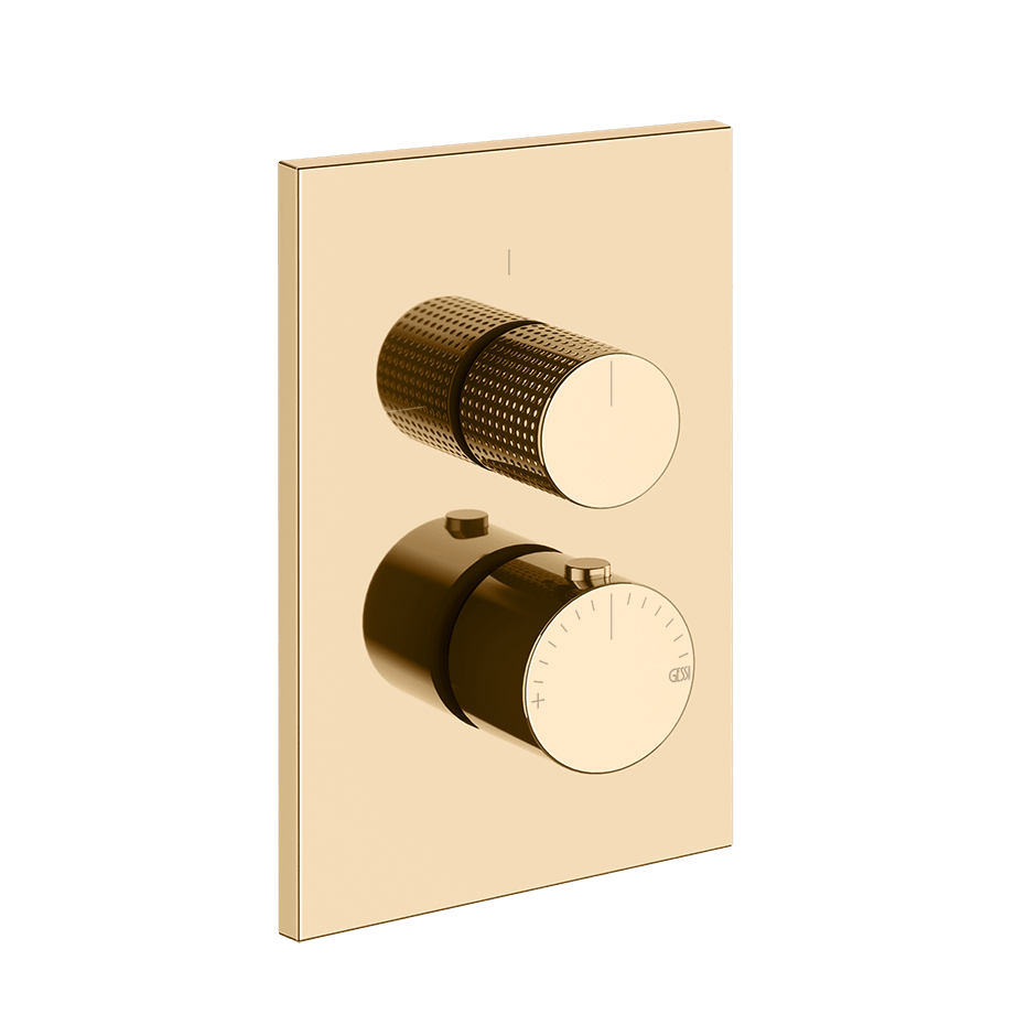 Gessi Shower Mixer 70431 in Warm Bronze Pvd