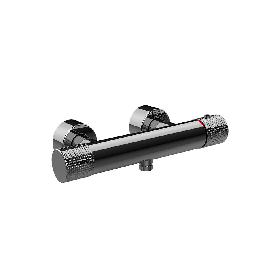 Gessi Shower Mixer 70433 in Black Metal Pvd