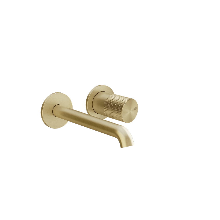 Gessi Washbasin Mixer 70488 in Brass Brushed Pvd