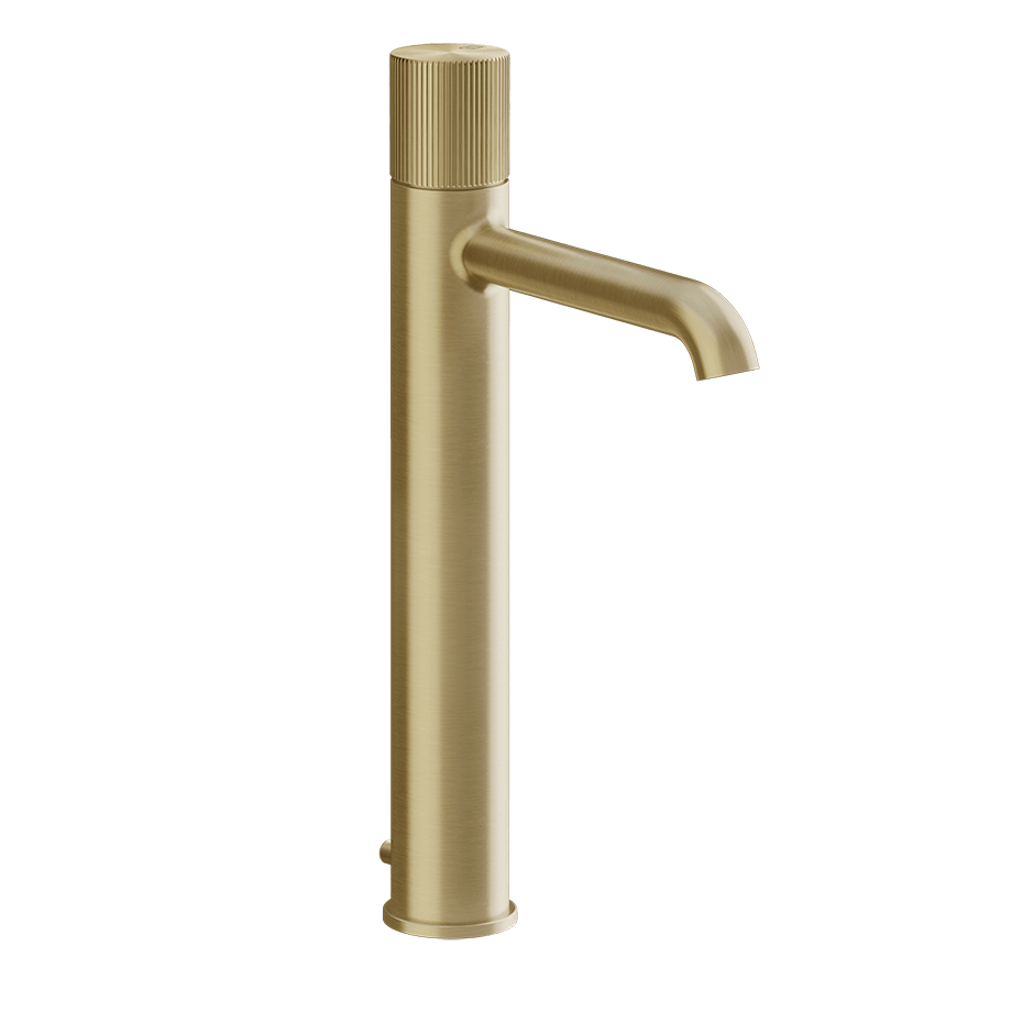 Gessi Washbasin Mixer 70503 in Brass Brushed Pvd