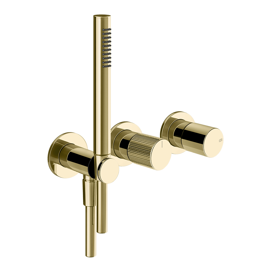 Gessi Shower Mixer 70538 in Brass Pvd