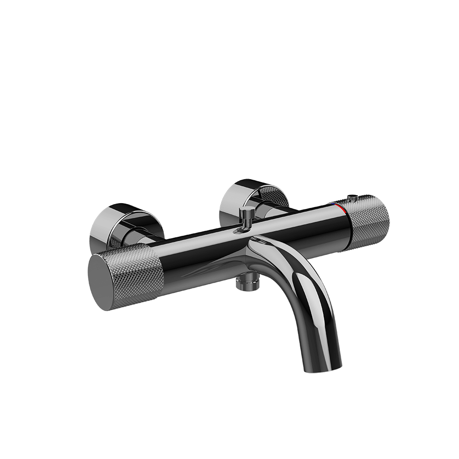 Gessi Bath Mixer 70613 in Black Metal Pvd