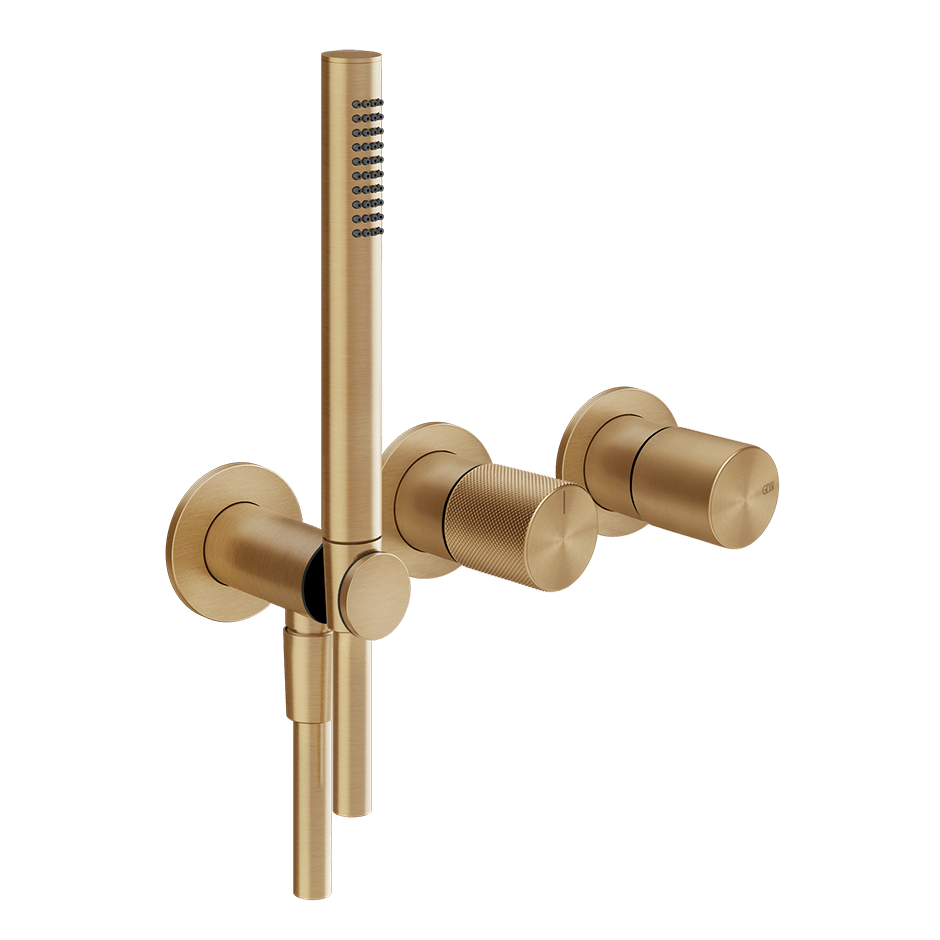Gessi Shower Mixer 70638 in Warm Bronze Br. Pvd