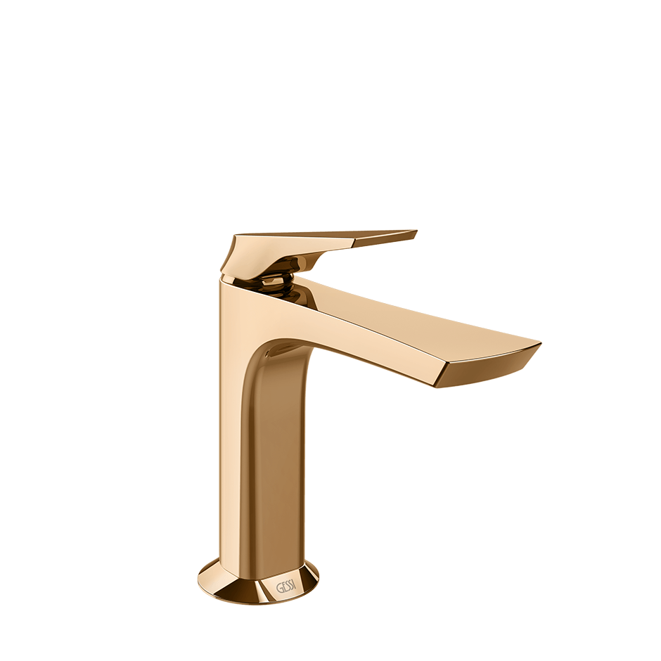 Gessi Washbasin Mixer 72002 in Warm Bronze Pvd