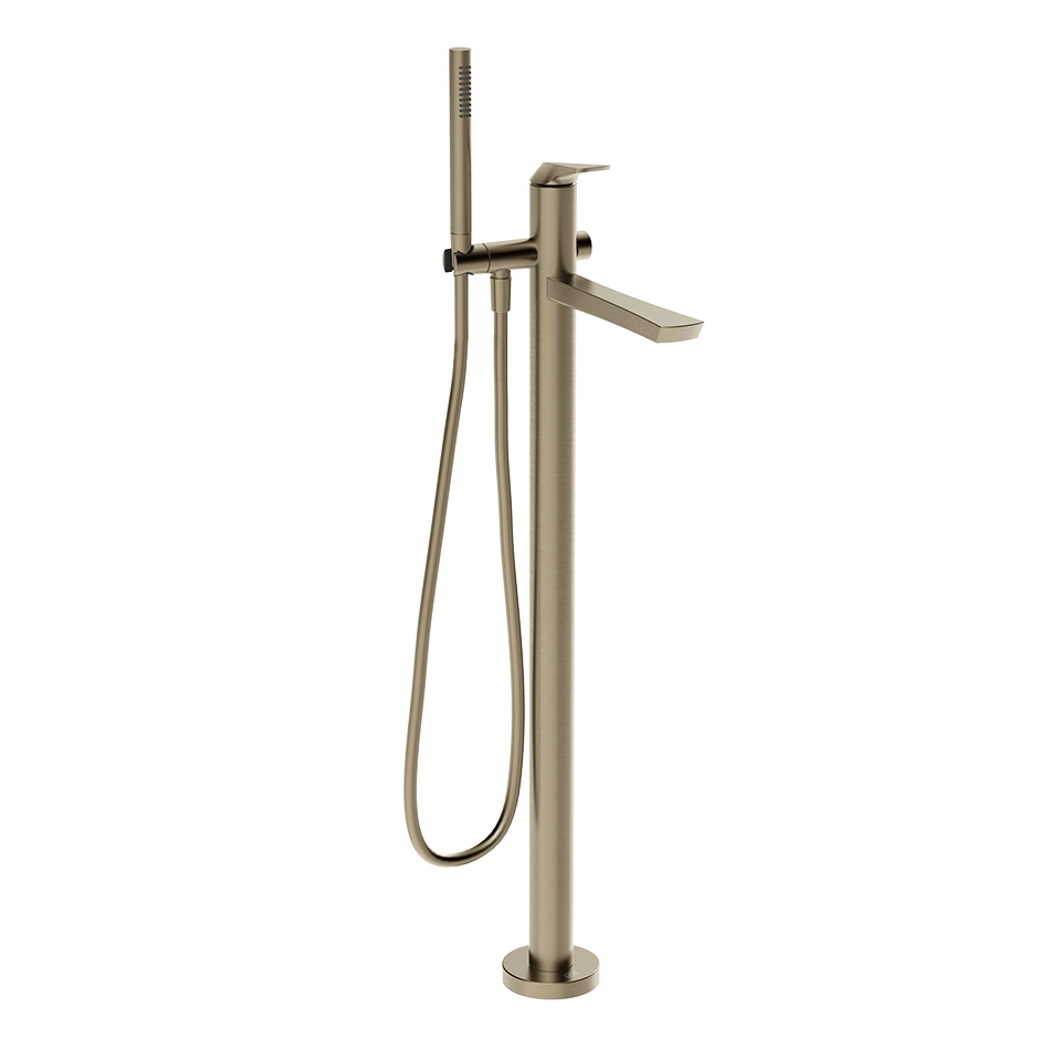 Gessi Bath Mixer 72028 in Finox Brushed Nickel
