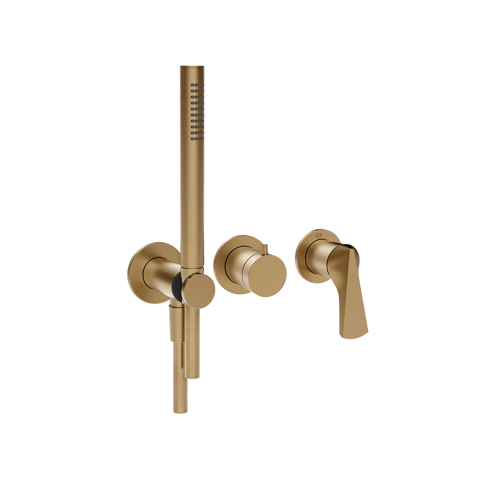 Gessi Shower Mixer 72036 in Warm Bronze Br. Pvd
