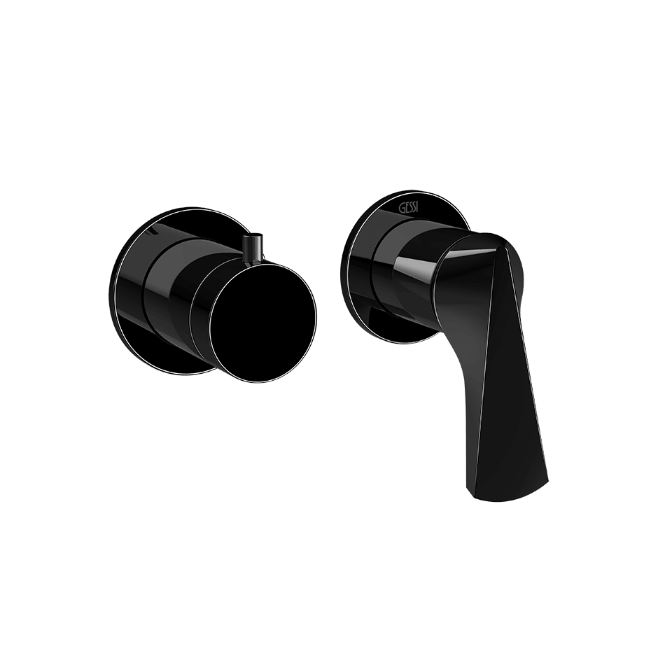 Gessi Shower Mixer 72038 in Black Metal Pvd