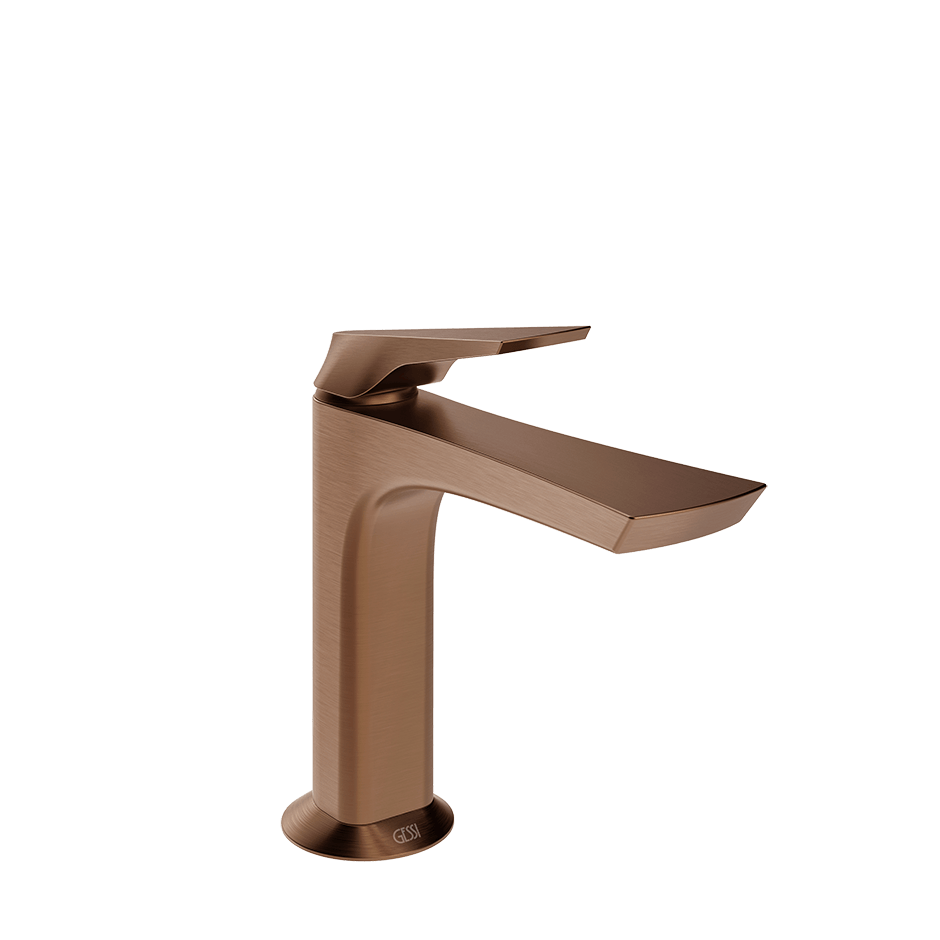 Gessi Washbasin Mixer 72051 in Copper Brushed Pvd