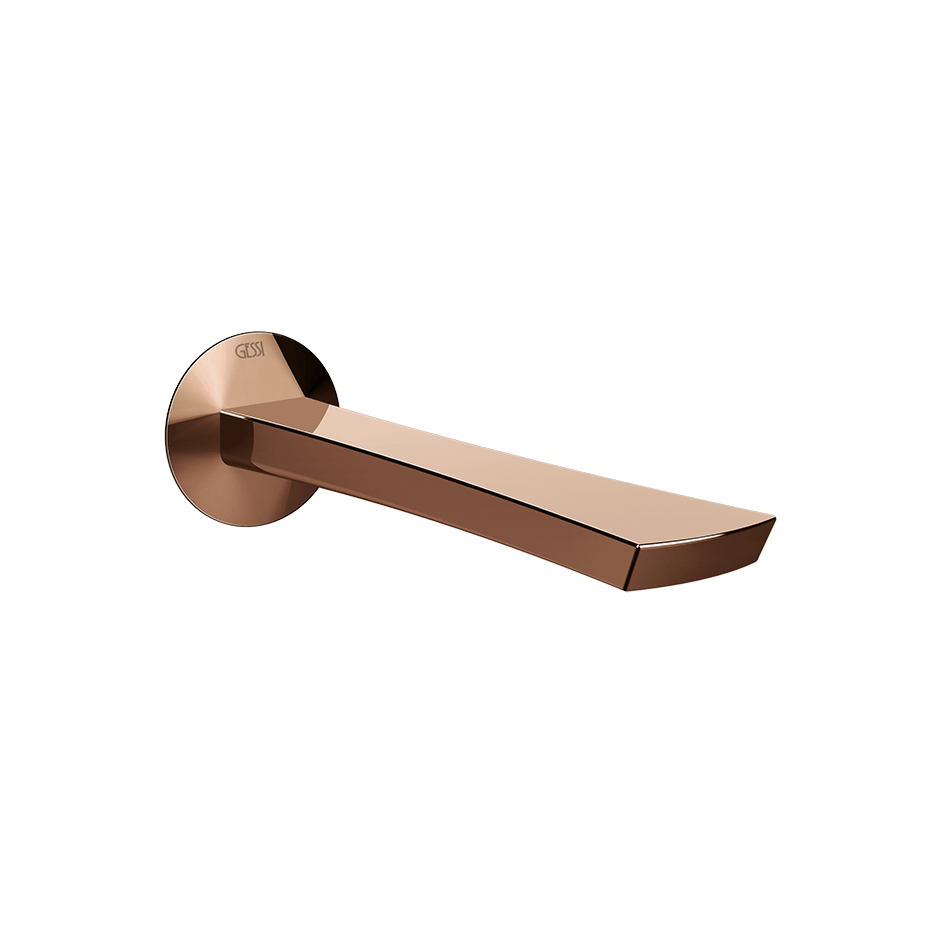 Gessi Basin Spout 72102 in Copper Pvd