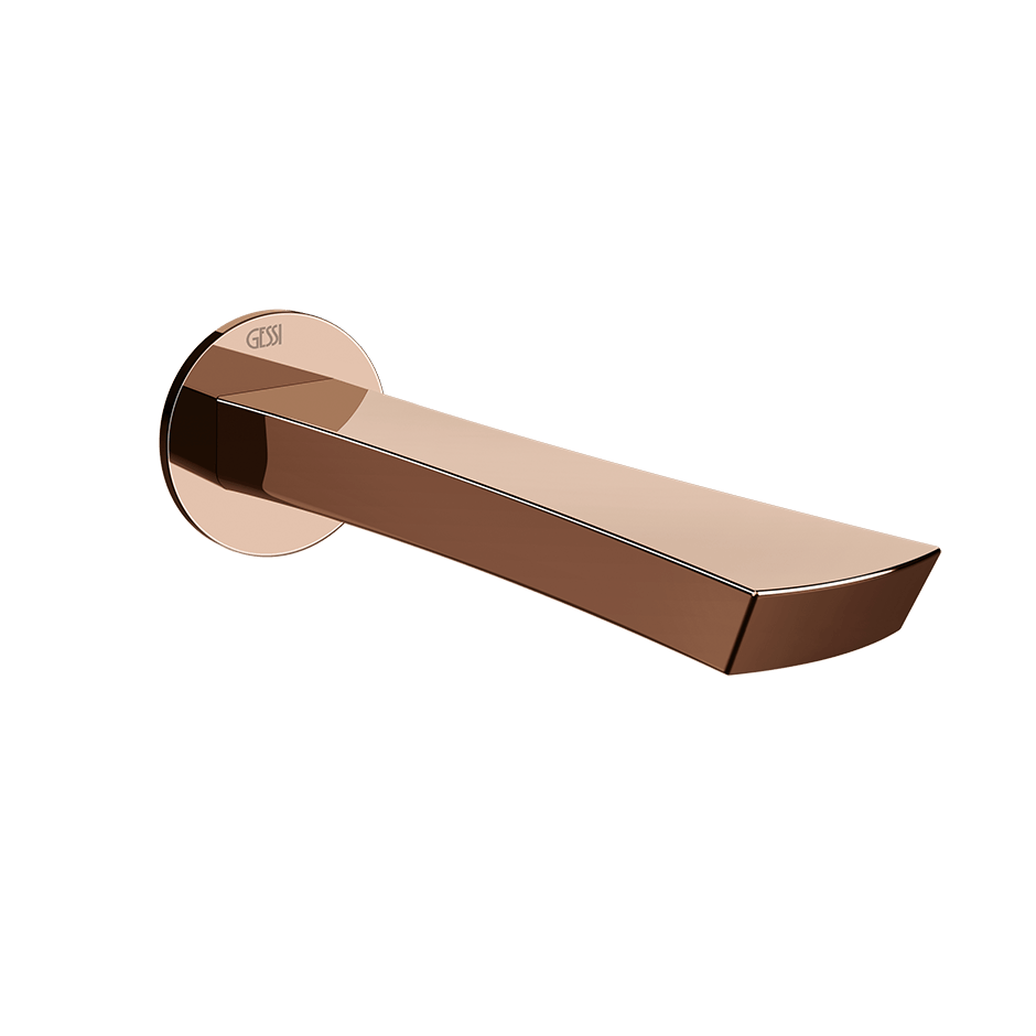 Gessi Bath Spout 72103 in Copper Pvd