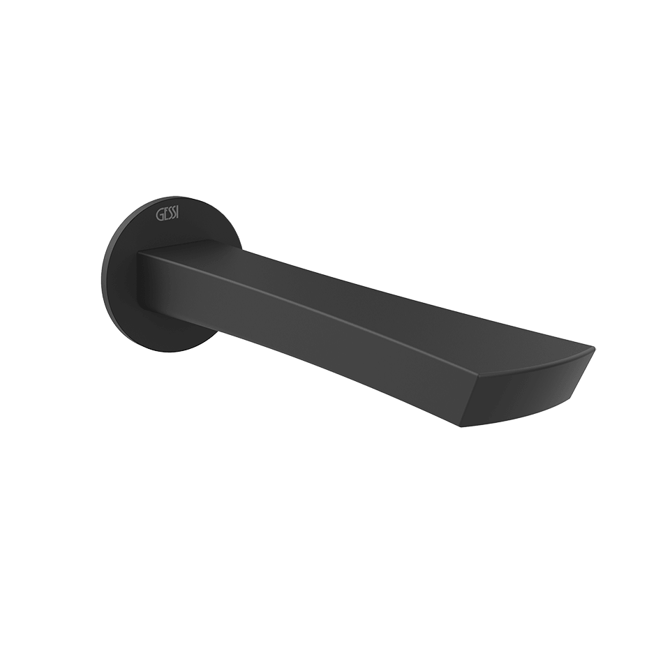 Gessi Bath Spout 72103 in Matte Black