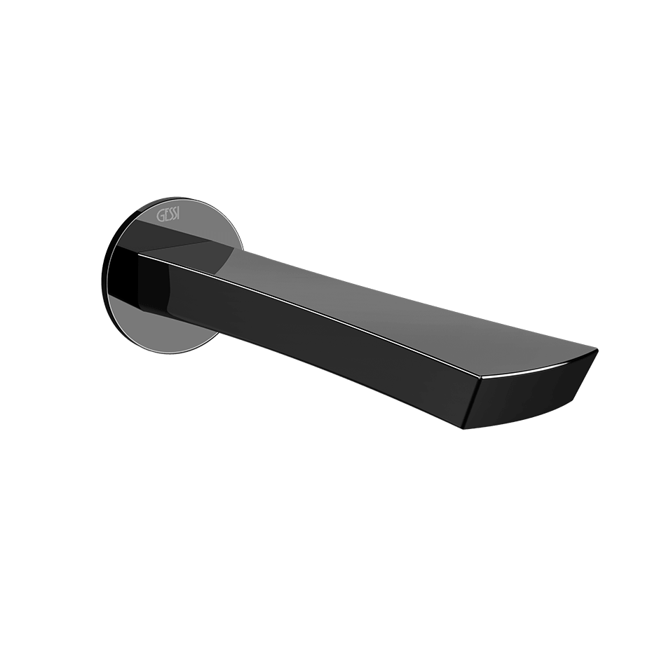 Gessi Bath Spout 72103 in Black Metal Pvd