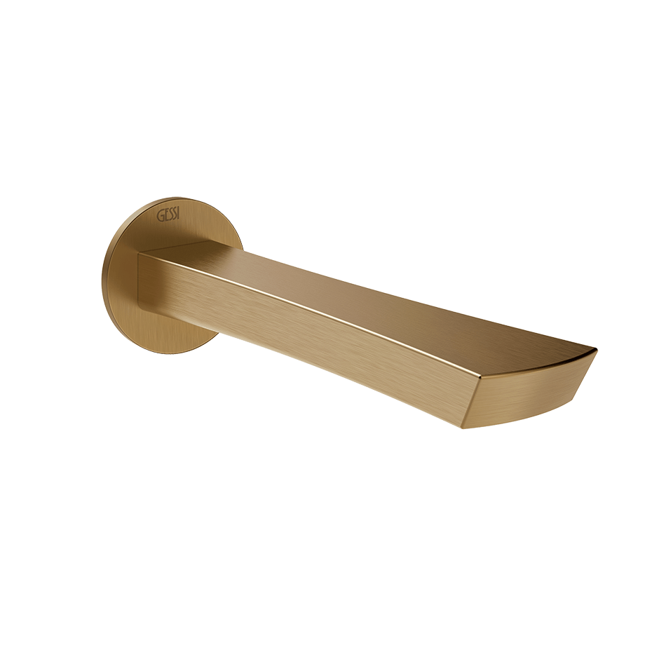 Gessi Bath Spout 72103 in Warm Bronze Br. Pvd
