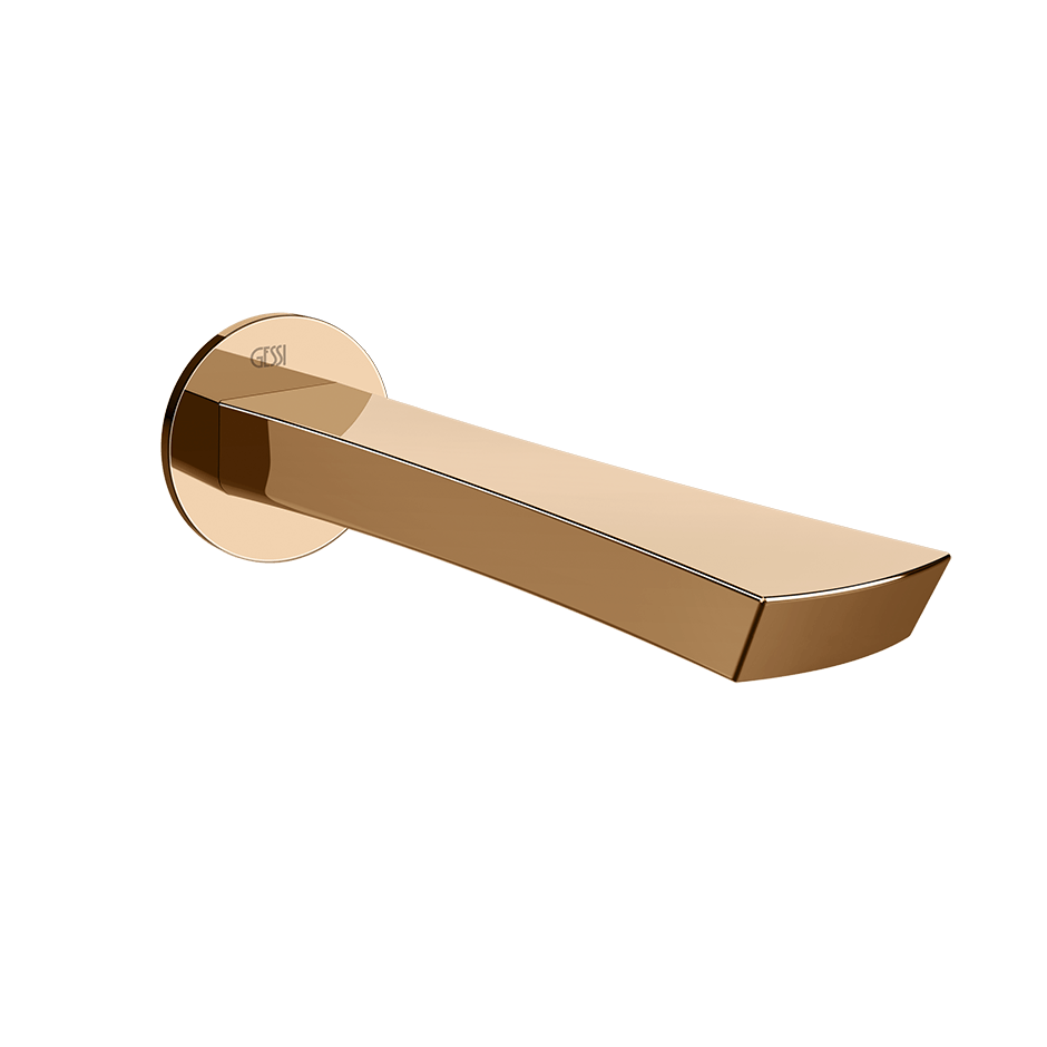 Gessi Bath Spout 72103 in Warm Bronze Pvd