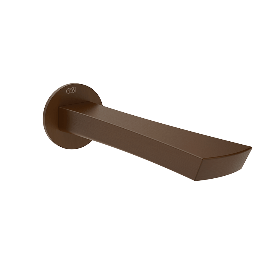 Gessi Bath Spout 72103 in Dark Bronze
