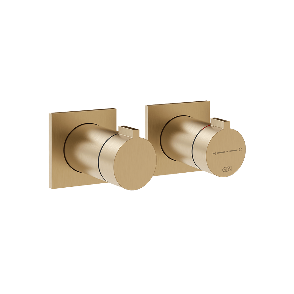 Gessi Shower Mixer 73036 in Warm Bronze Br. Pvd