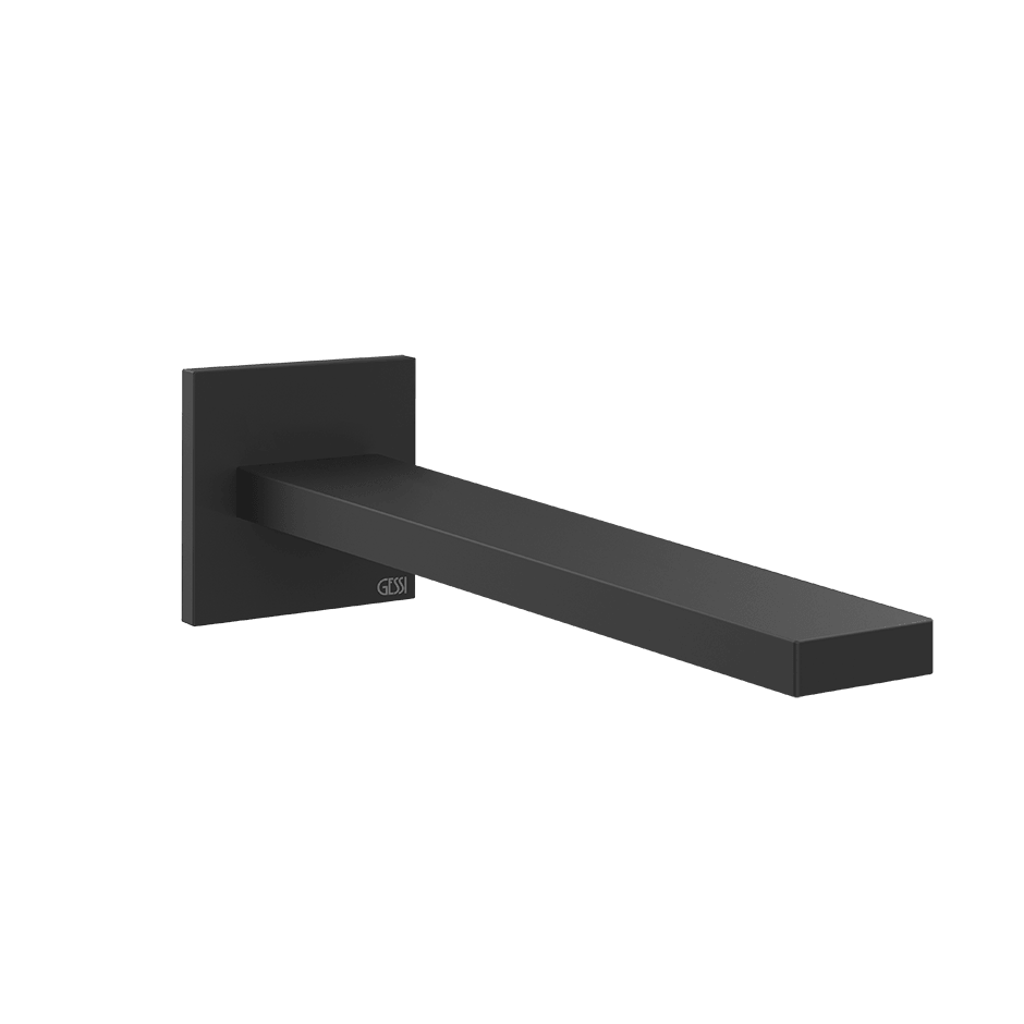 Gessi Basin Spout 73102 in Matte Black