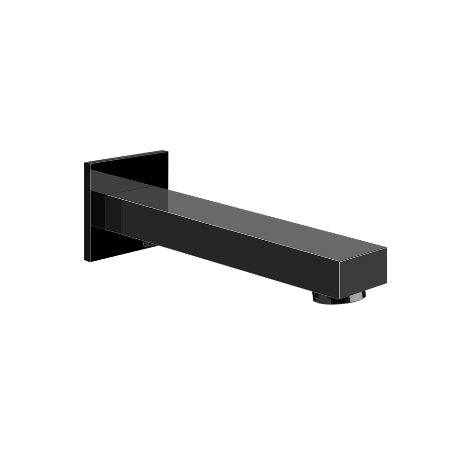 Gessi Bath Spout 73103 in Black Metal Pvd