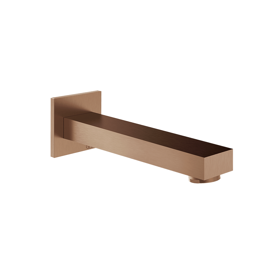 Gessi Bath Spout 73103 in Copper Brushed Pvd