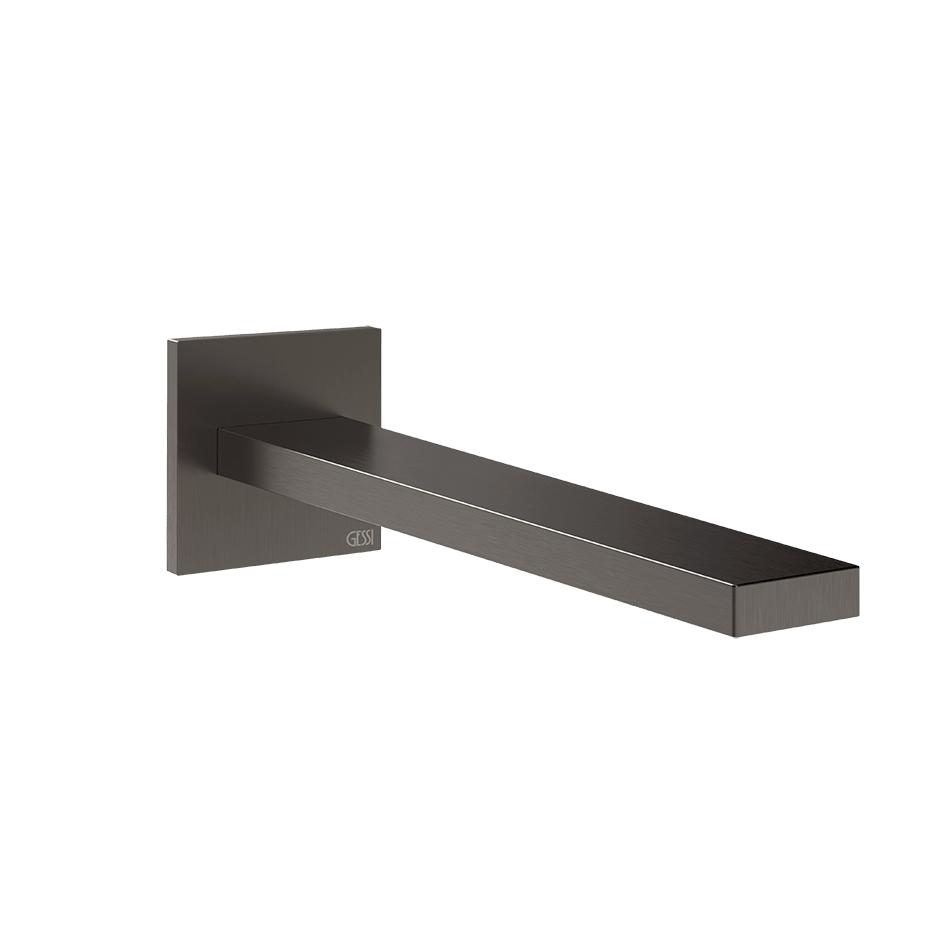 Gessi Basin Spout 73104 in Black Metal Br. Pvd