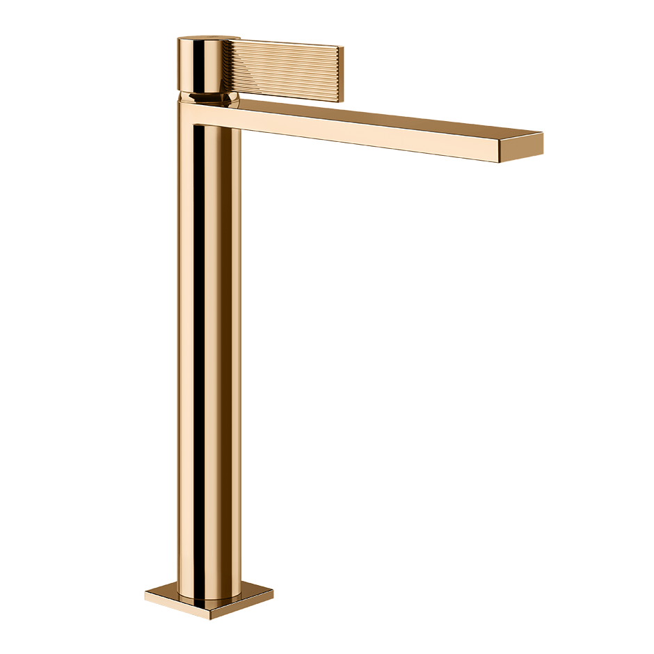 Gessi Washbasin Mixer 73504 in Warm Bronze Pvd