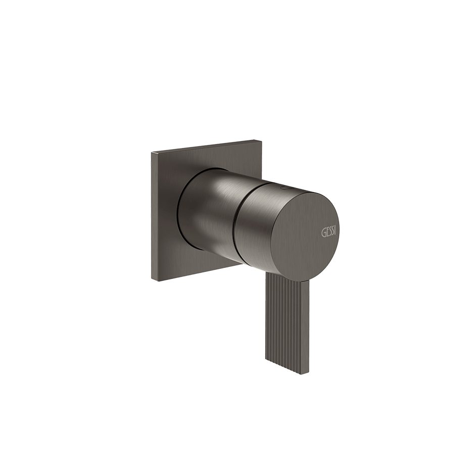 Gessi Shower Mixer 73519 in Black Metal Br. Pvd