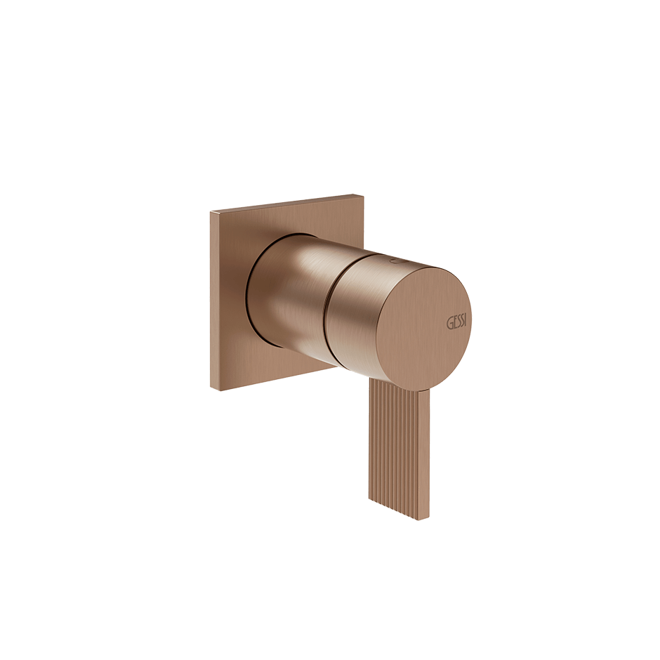 Gessi Shower Mixer 73519 in Copper Brushed Pvd