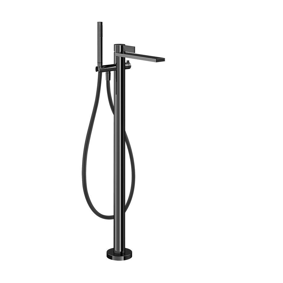 Gessi Bath Mixer 73528 in Black Metal Pvd