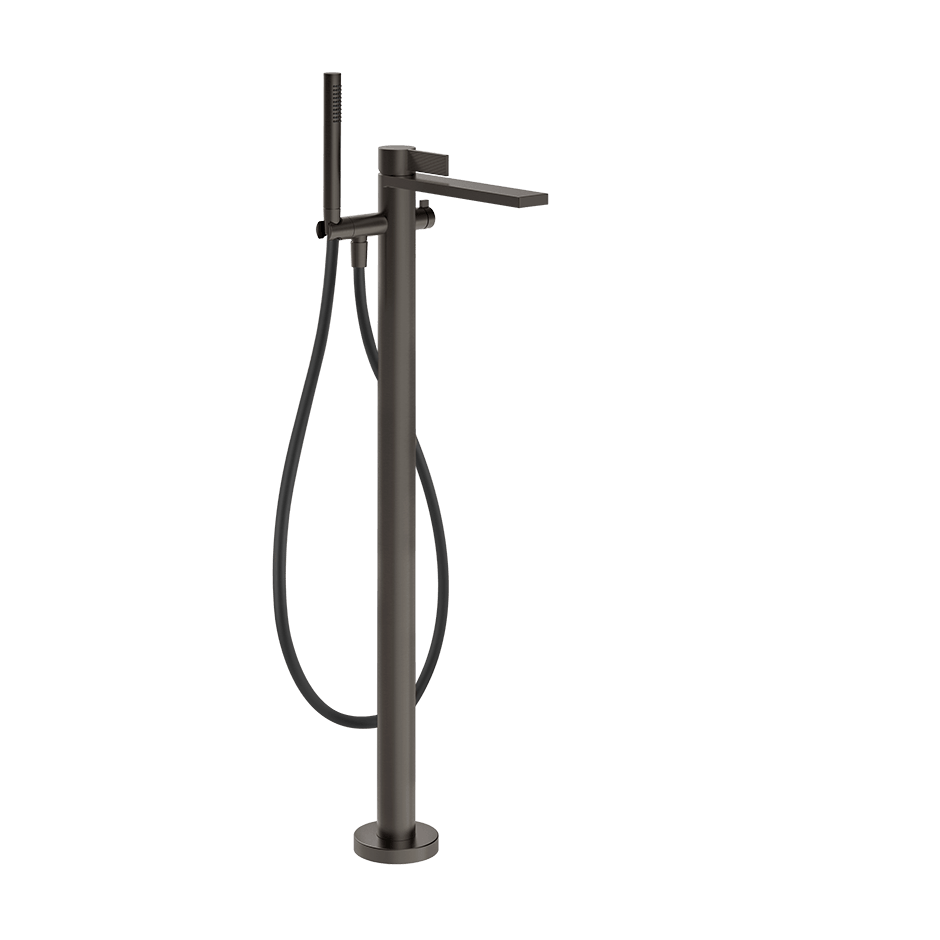 Gessi Bath Mixer 73528 in Black Metal Br. Pvd