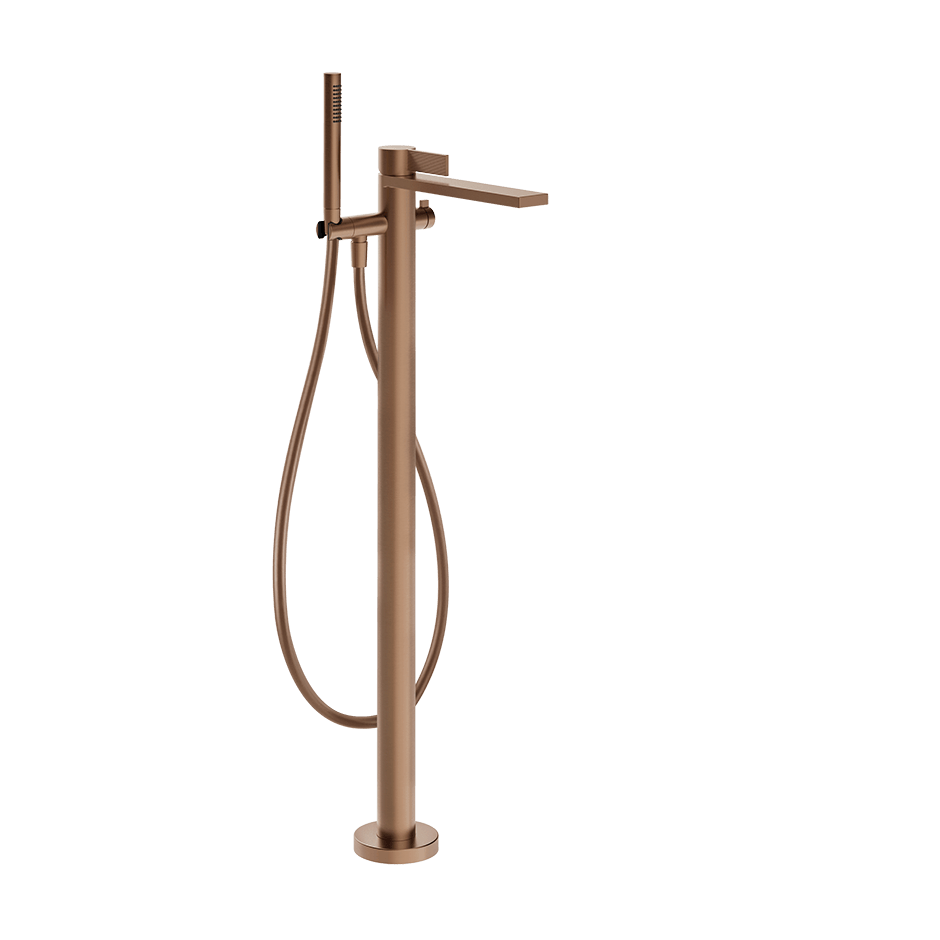 Gessi Bath Mixer 73528 in Copper Brushed Pvd
