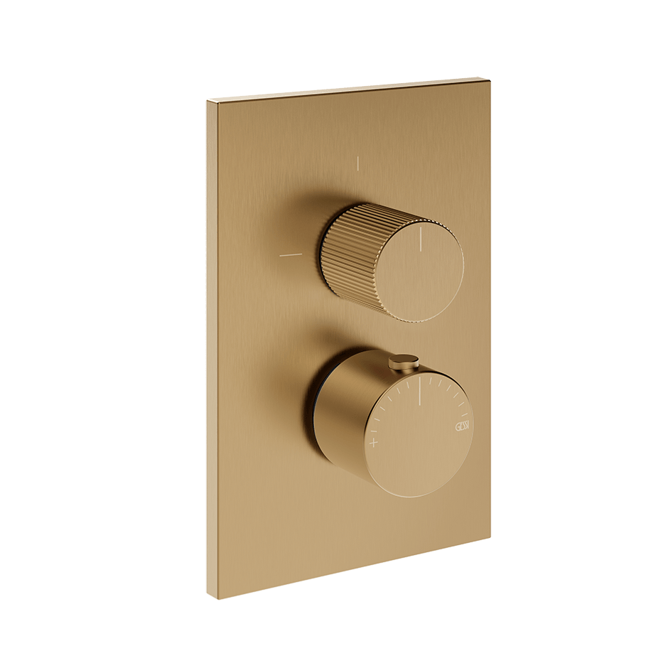 Gessi Shower Mixer 73533 in Warm Bronze Br. Pvd