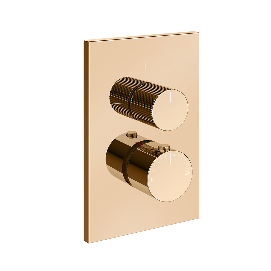 Gessi Shower Mixer 73535 in Warm Bronze Pvd