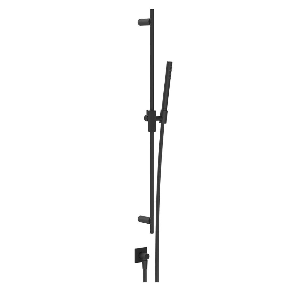 Gessi Sliding Rail 73541 in Matte Black