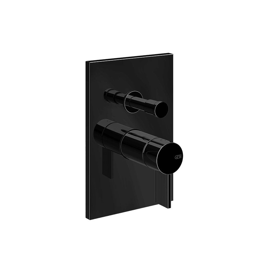 Gessi Shower Mixer 73579 in Black Metal Pvd