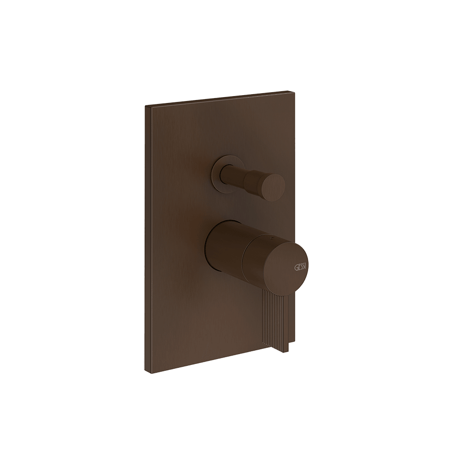 Gessi Shower Mixer 73579 in Dark Bronze