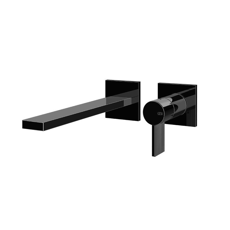 Gessi Washbasin Mixer 73588 in Black Metal Pvd
