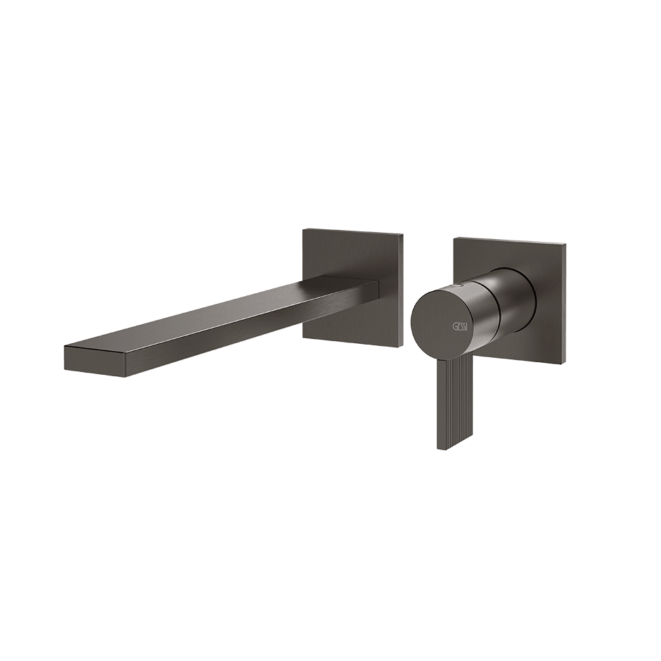 Gessi Washbasin Mixer 73588 in Black Metal Br. Pvd