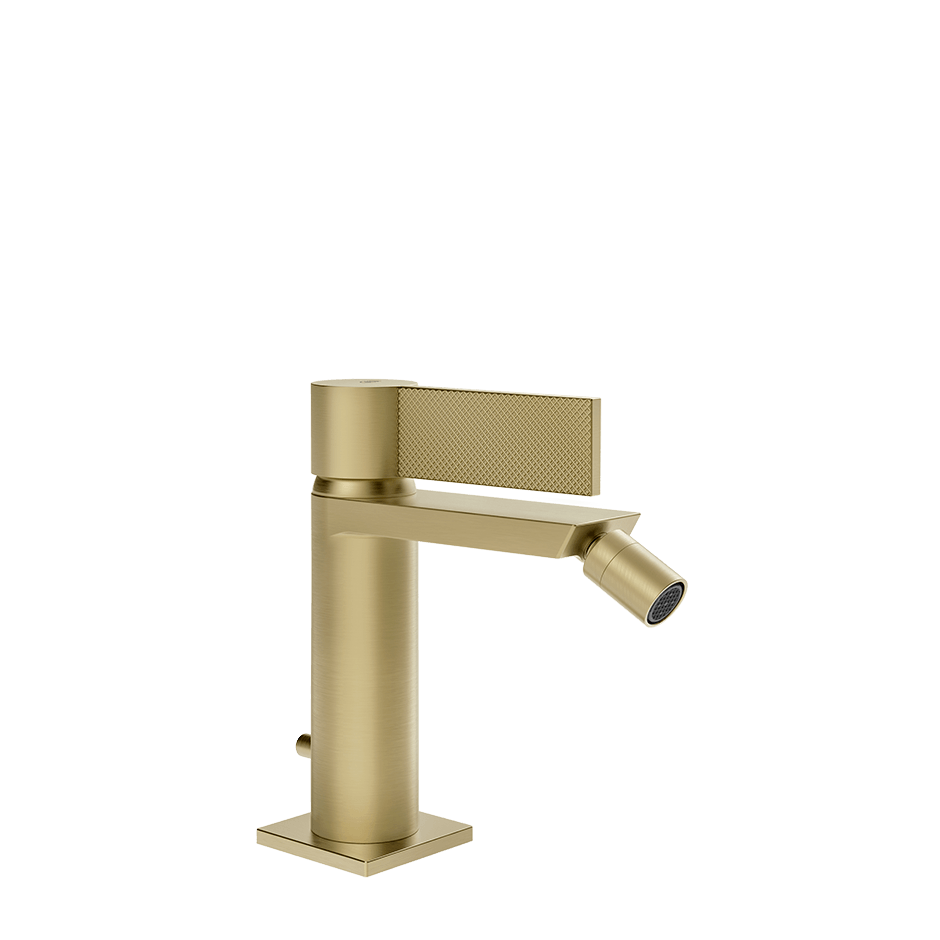 Gessi Bidet Mixer 73607 in Brass Brushed Pvd
