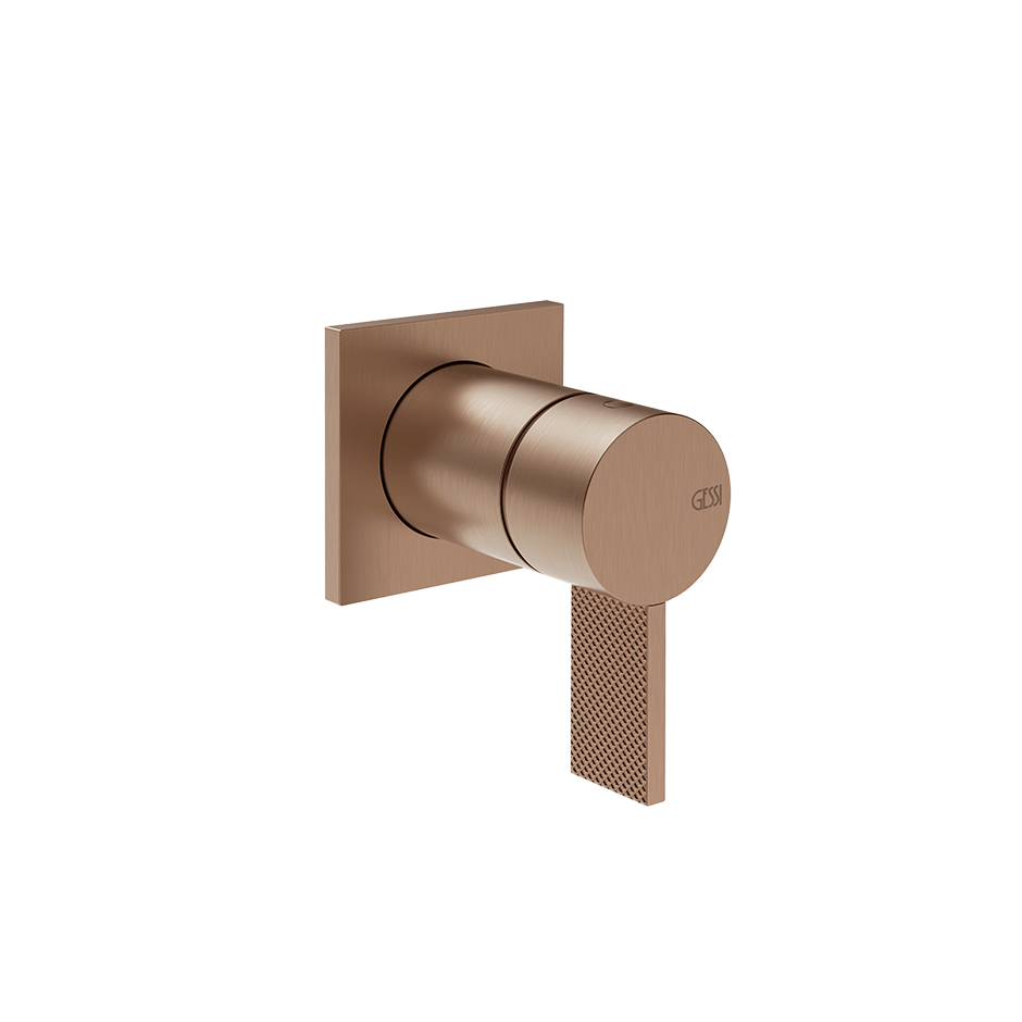 Gessi Shower Mixer 73619 in Copper Brushed Pvd