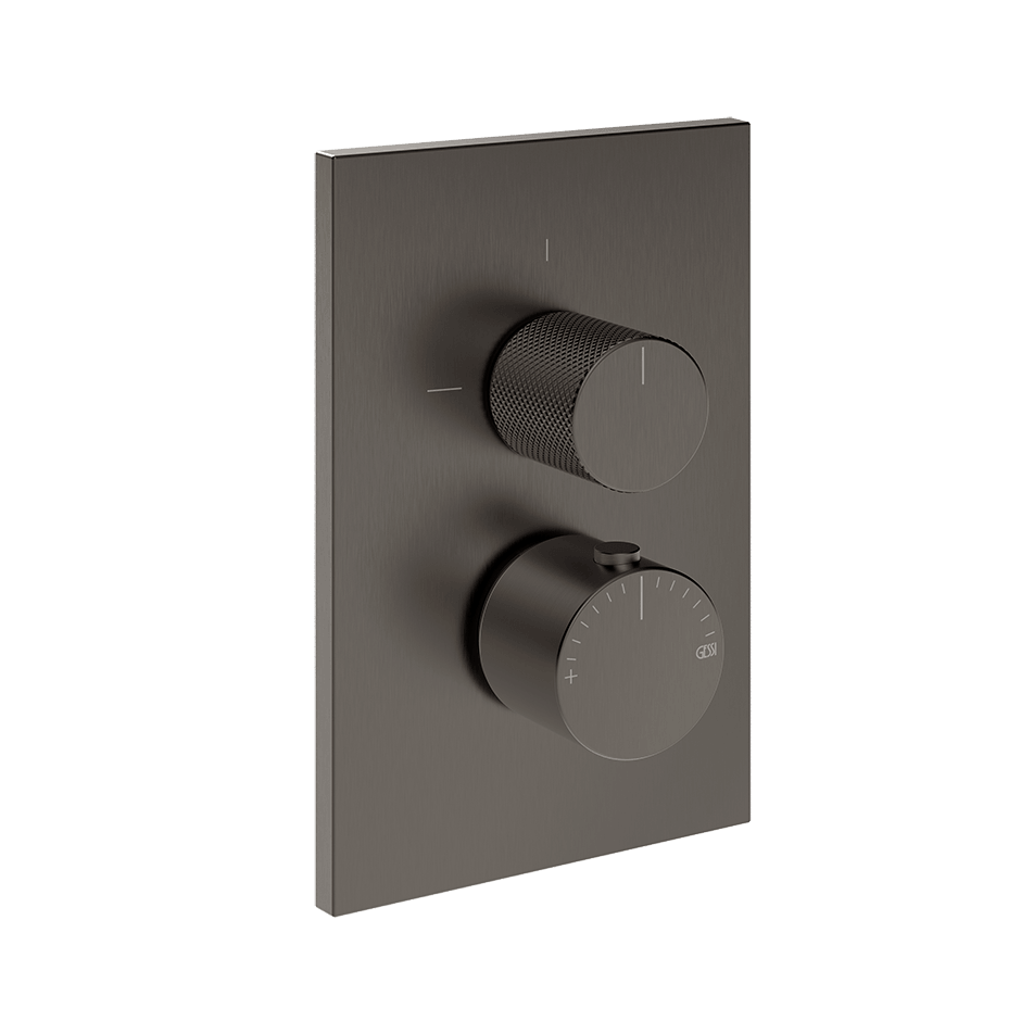 Gessi Shower Mixer 73635 in Black Metal Br. Pvd