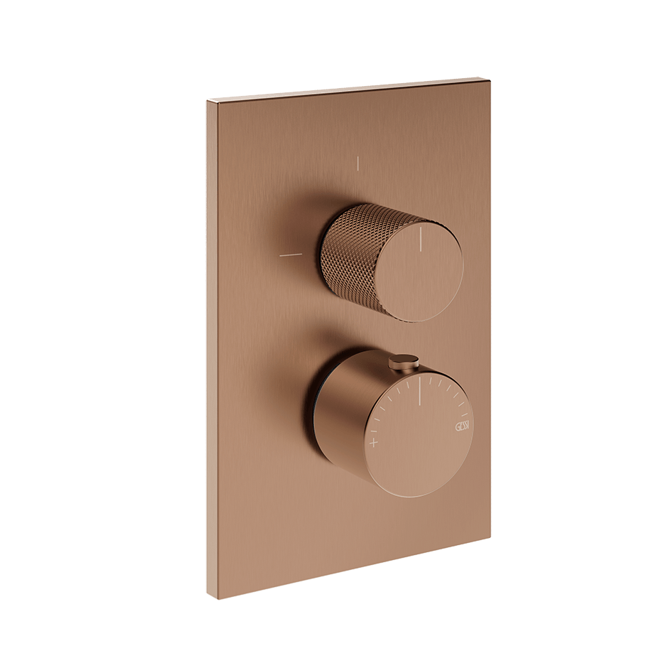 Gessi Shower Mixer 73635 in Copper Brushed Pvd