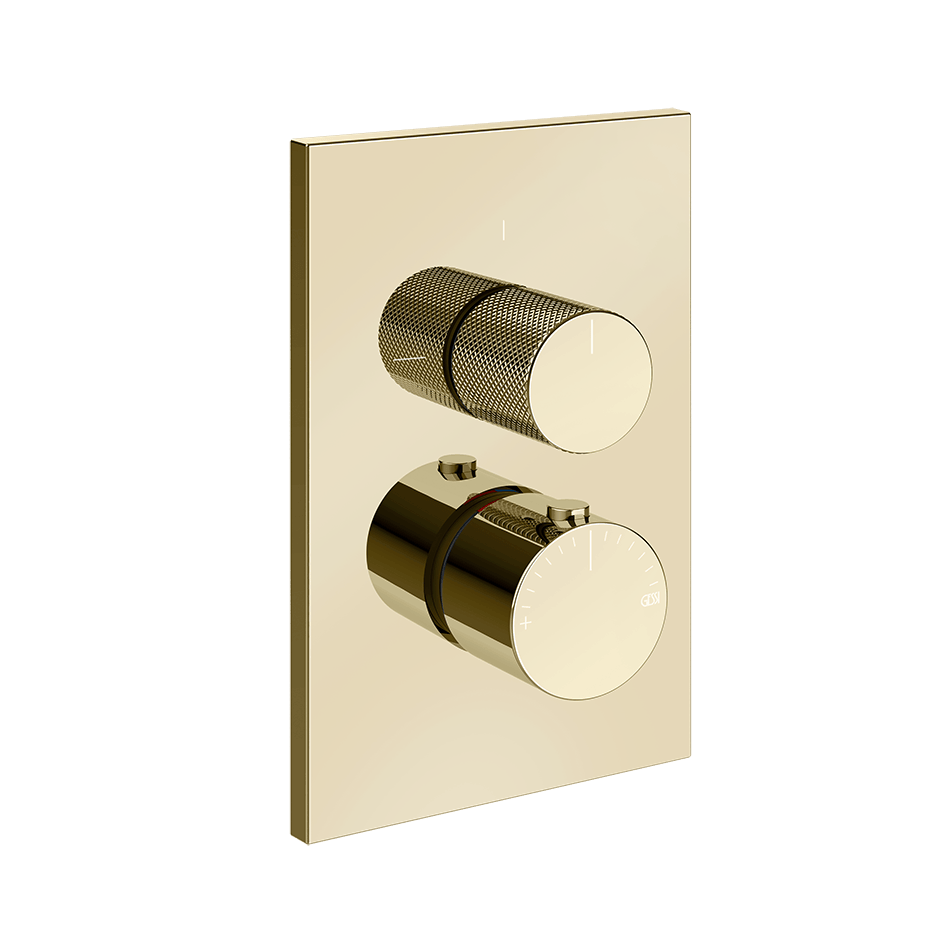 Gessi Shower Mixer 73635 in Brass Pvd