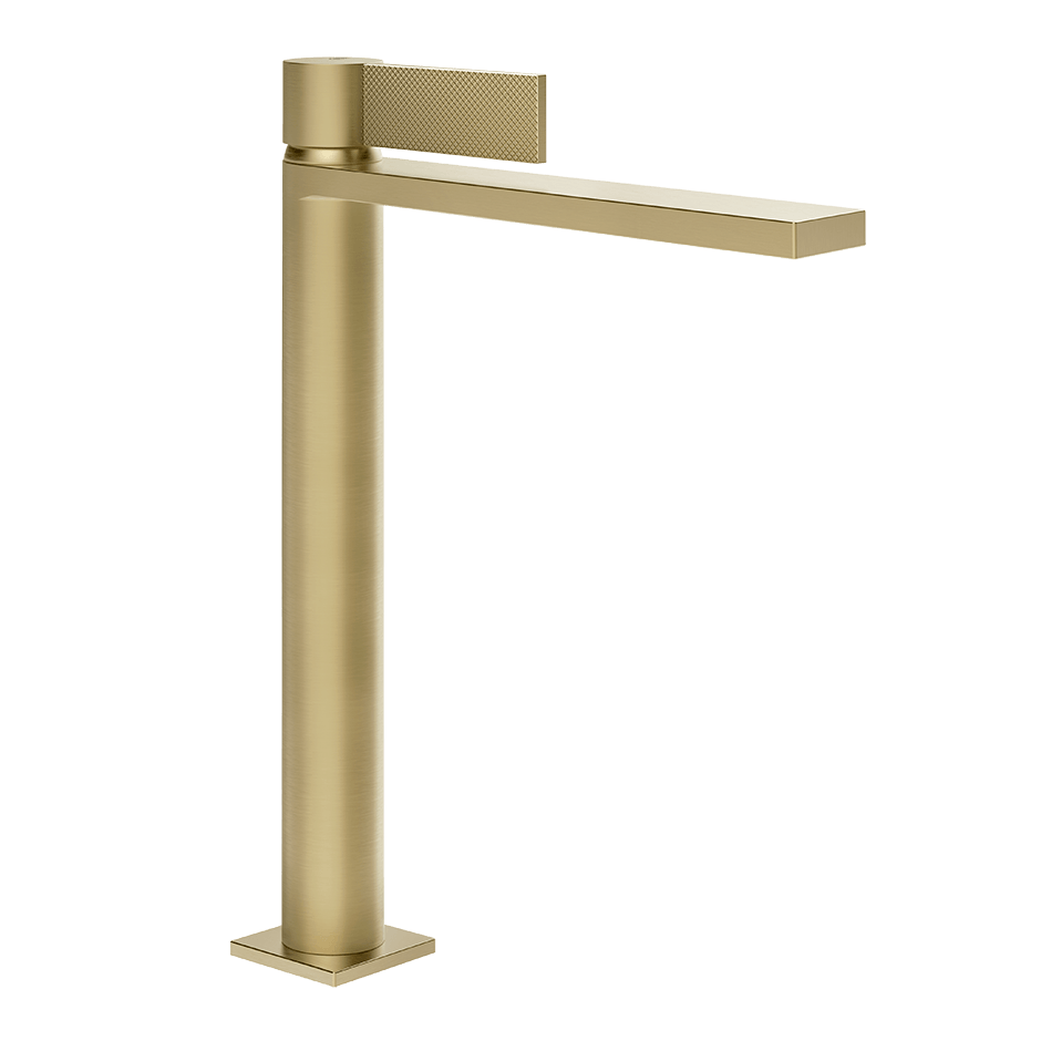 Gessi Washbasin Mixer 73653 in Brass Brushed Pvd