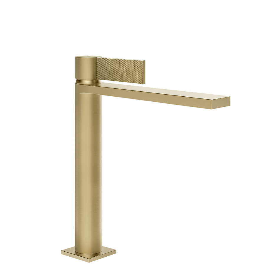 Gessi Washbasin Mixer 73655 in Brass Brushed Pvd