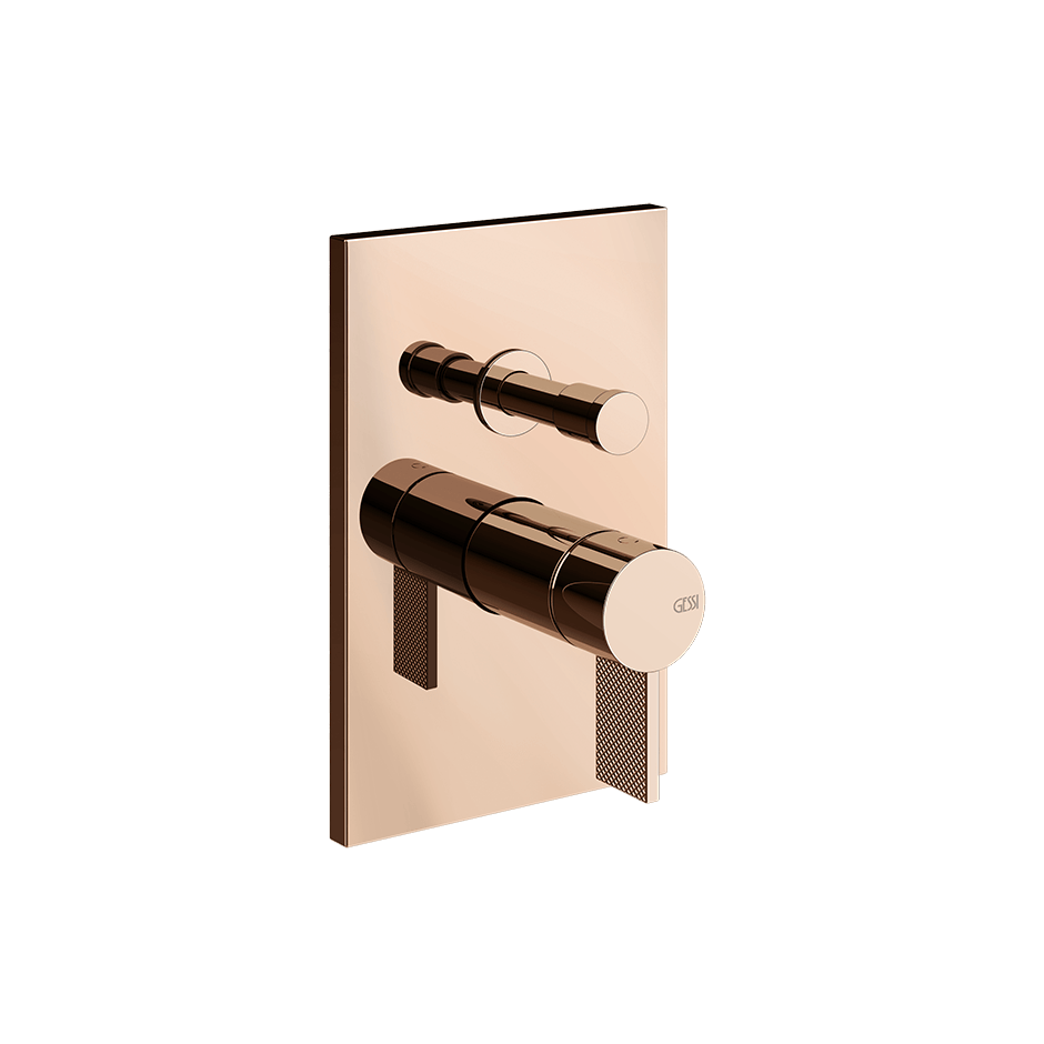 Gessi Shower Mixer 73679 in Copper Pvd