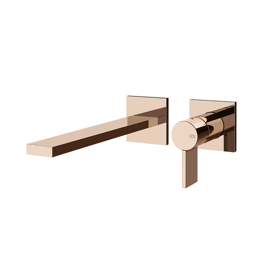 Gessi Washbasin Mixer 73688 in Copper Pvd