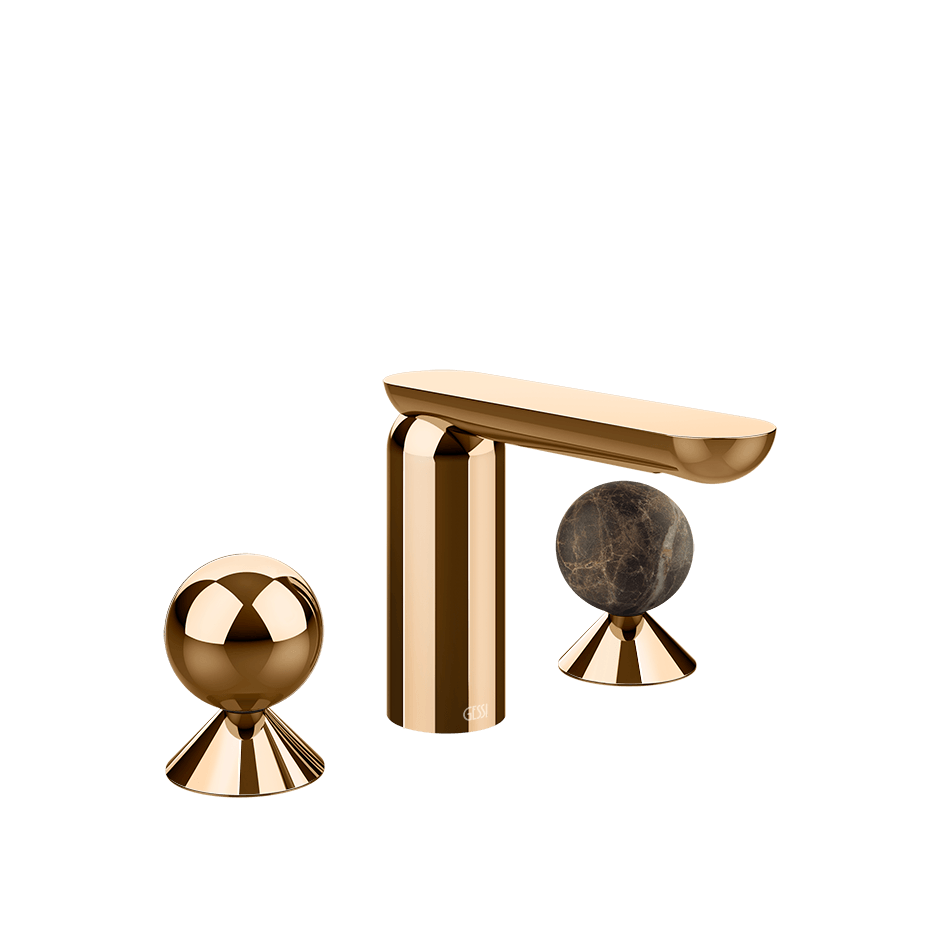 Gessi Washbasin Group 74015 in Warm Bronze Pvd